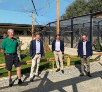 Nigel Huddleston in Cornwall Nigel Huddleston in Cornwall - L-R: Nick Reynolds (Paradise Park), George Eustice MP, Nigel Huddleston MP, Jonathan Bray